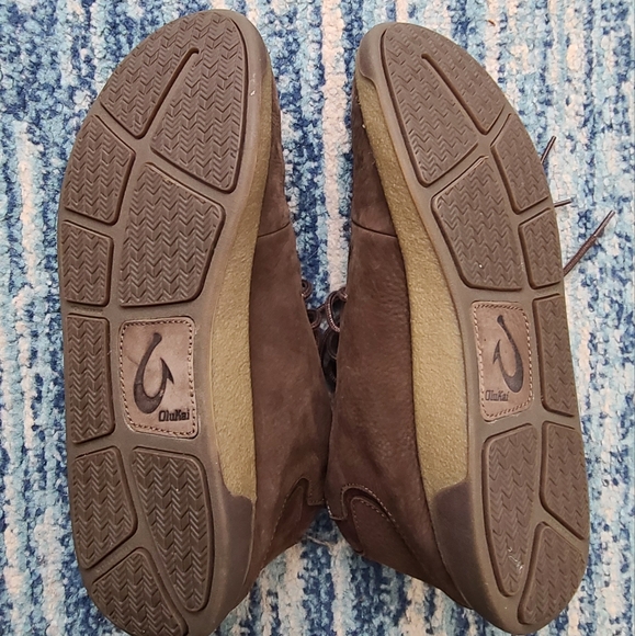 OluKai Brown Chukka Boots with Moccasin Toe and Suede Finish-Very Good Condition - Picture 4 of 5